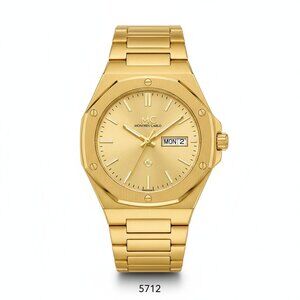 Montres Carlo 5712 Iced Out Metal Band Watch